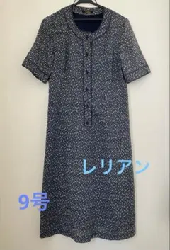 【レリアン】花柄 半袖 ワンピース　✨最終お値下げ✨