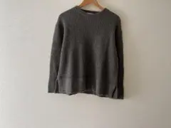 evam eva カシミヤ畦プルオーバーニット 2