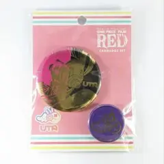ワンピース ウタ 箔押し缶バッジ