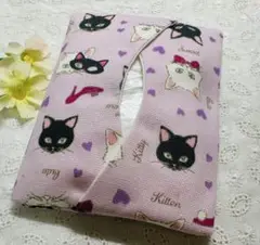 ハンドメイド ポケットティッシュケース　猫シリーズ