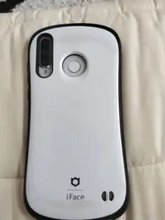 【中古】HUAWEI P30 lite　ホワイト iFaceカバー付　②