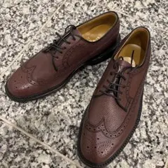 未使用　リーガル　ウイングチップ　2585 ブラウン　25センチ