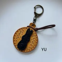 レザー　水風船（ヨーヨー）　キーホルダー