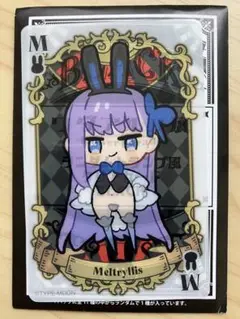 Fate ワダアルコ展 トランプ風クリアカード BLACK メルトリリス