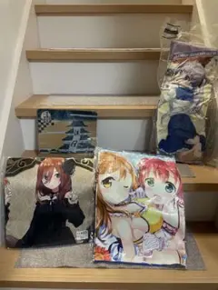 NEW GAME! キャラクタークッション・特大マルチクロスセット