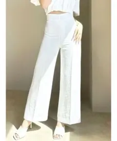 RESEXXY シュリンクジャガードイージーパンツ　新品