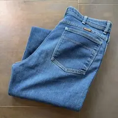 W36程度　wrangler ラングラー　デニムパンツ　ストレート　フェード