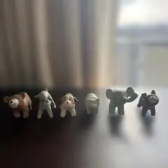 動物の置物　6体