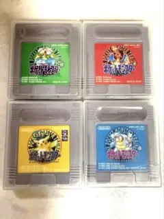 ゲームボーイカラー　ポケットモンスター 黄緑赤青