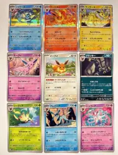 ポケモンカード　テラスタルフェスex ブイズ 9枚セット