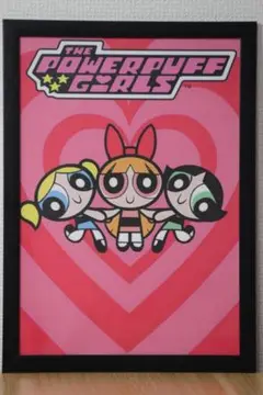 パワーパフガールズ　ポスター　額付き