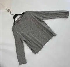 Heather Trailニット グレードロップショ ルダー長袖 ゆったりM