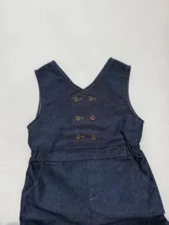 islebebe オリジナル　デニムオーバーオール　韓国子ども服　ベビー服