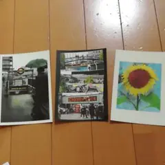 ロンドン　ハガキ　３枚