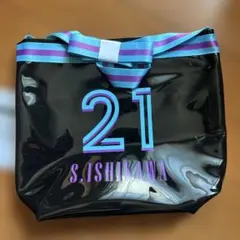 非売品　千葉ロッテ　ブラックサマー ISHIKAWA 21番のクリアサコッシュ