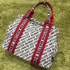 マスターバニーエディション カートバッグ ラウンドバッグ 手提げバッグ 総柄