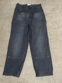 over dye double knee denim ワッジボーイ