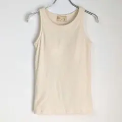 ⭐️良好⭐️ナノユニバース タンクトップ カットソー ノースリーブ リブ