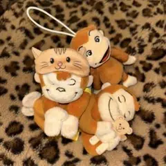 おさるのジョージ セット ぬいぐるみ キーホルダー