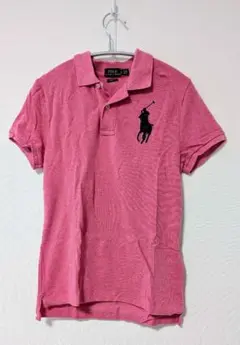 POLO RALPH LAUREN ピンク ビックポニーポロシャツ