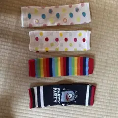 カラフル ベビーレッグウォーマー 4点セット