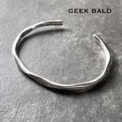 シルバーバングル　ツイスト　ウェーブ　シルバーアクセサリーNo2