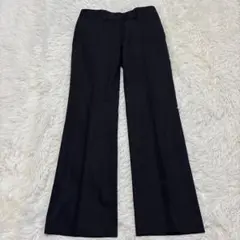 n6811 美品✨セオリー スラックス 0 スーツパンツ ウール ビジネス 無地