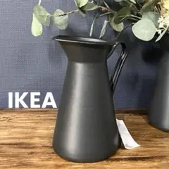 IKEA イケア 花瓶 水差し ピッチャー型 ホーロー ソッケルエールト SOCKERÄRT ソッケルエールト 花瓶/ピッチャー, ホワイト, 22 cm