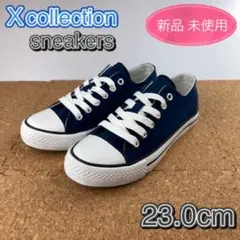 スニーカー レディース ローバス ローカット キャンパス ネイビー 23.0cm