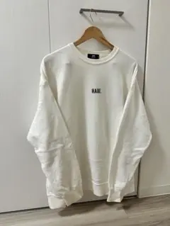 HARE ホワイト クルーネック スウェット