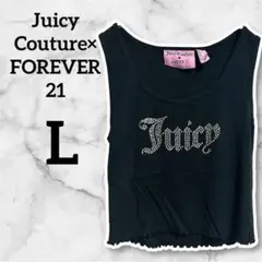 Juicy Couture×FOREVER21 ブラック タンクトップ L