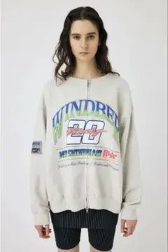 moussy ZIPPERED MOTO プルオーバー