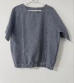 Dholic / チェック柄半袖トップス