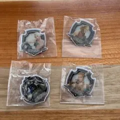 ファイナルファンタジー キャラクター バッジ 4個セット