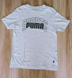 PUMA スポーツロゴ Tシャツ ホワイト