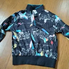 レオナールスポーツ 長袖シャツ M ブラック/マルチカラー
