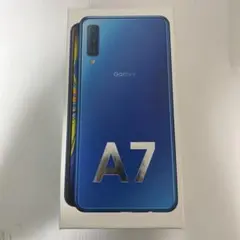 Galaxy - Galaxy A7 ブルー　新品未使用 Galaxy - SIMフリー Galaxy A7 ブルー M666の通販 by エコスタ