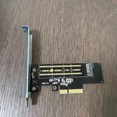 M.2 NVMe SSD PCIExpress PCIe x1変換アダプタ