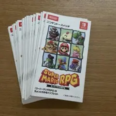 NintendoSwitch スーパーマリオRPG カタログ　パンフレット19冊