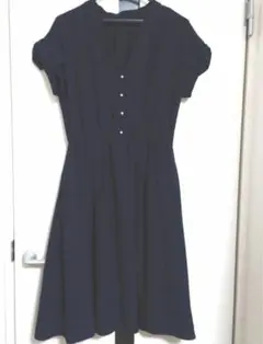 美品！ネイビー　ワンピース　レディース　Mサイズ