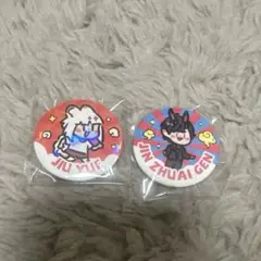 フェ〜レンザイ-神さまの日常 非人哉 ミニ缶バッジ　2点セット