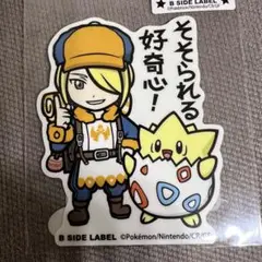 ポケモンステッカー B-SIDE LABEL ウォロ&トゲピー