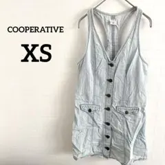 COOPERATIVE【XS】ノースリーブミニワンピース