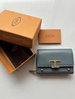 【最終価格】【新品】TOD’S トッズ Tタイムレスレザーミニ財布・小銭入