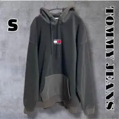 ♪ TOMMY JEANS トミージーンズ バッジフリースプルオーバー S