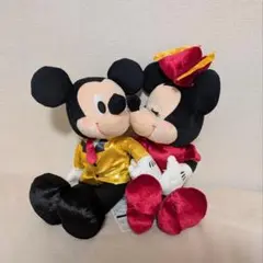 ディズニー　ミッキー&ミニー　セレブリティフォト　ペアぬいぐるみ　FuRyu