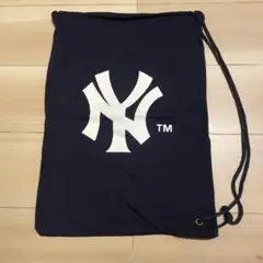 ニューヨークヤンキース★布製　巾着袋　ネイビー