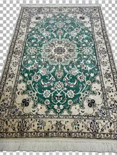 ペルシャ手織り絨毯ナイン産 8_155x105cm
