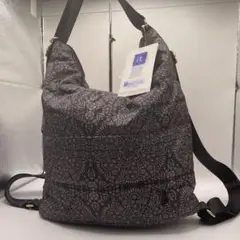 未使用✨ ルートート　フェザールーセオルー　ダウン　3way　リュック　ブラック