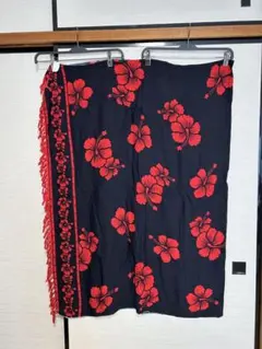 ハイビスカス柄　マルチカバー